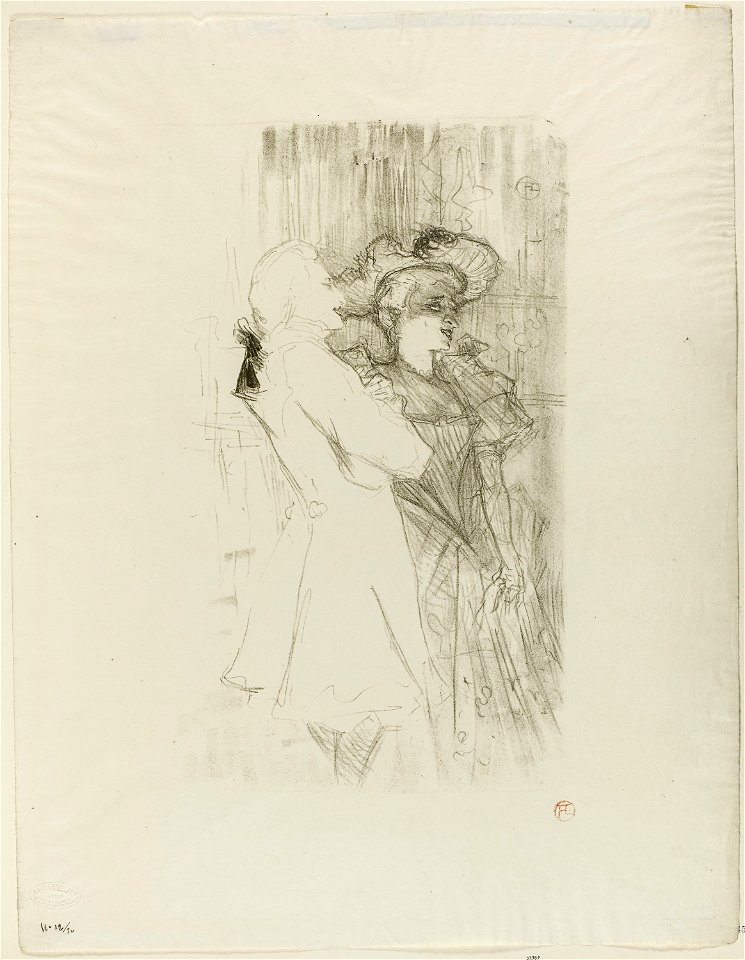Toulouse-Lautrec - Lender and Auguez in La Chanson de Fortunio, 1927.909