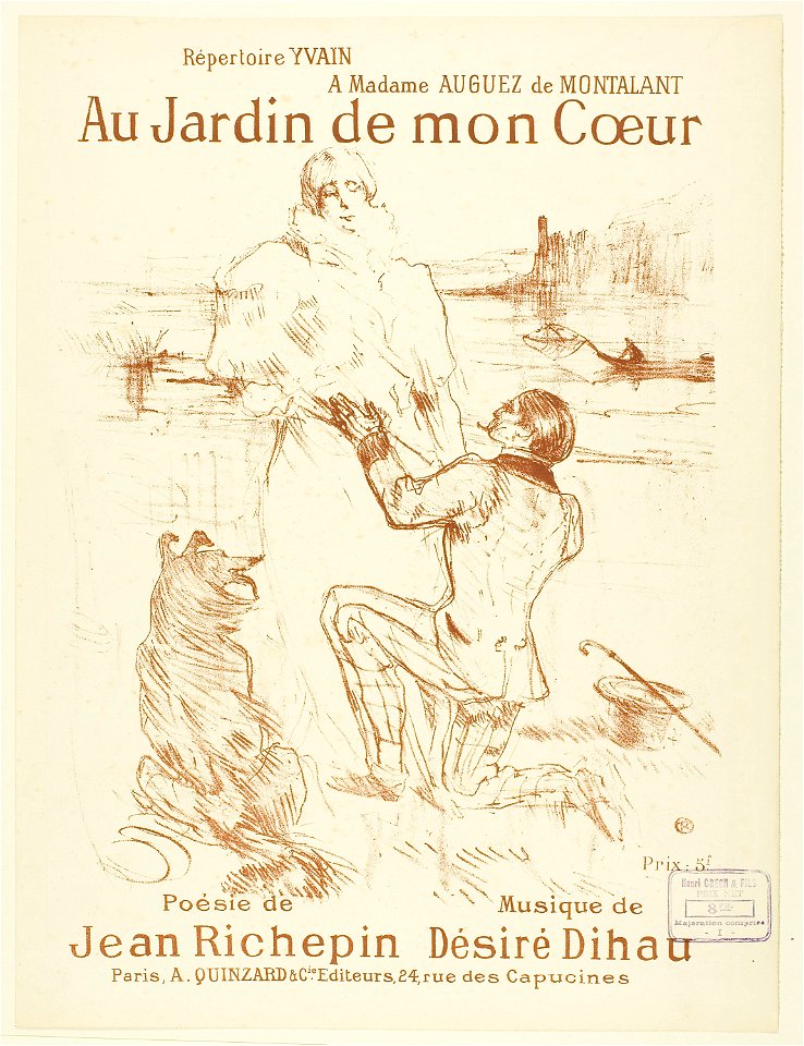 Toulouse-Lautrec - Proposal (first plate), 1950.1467