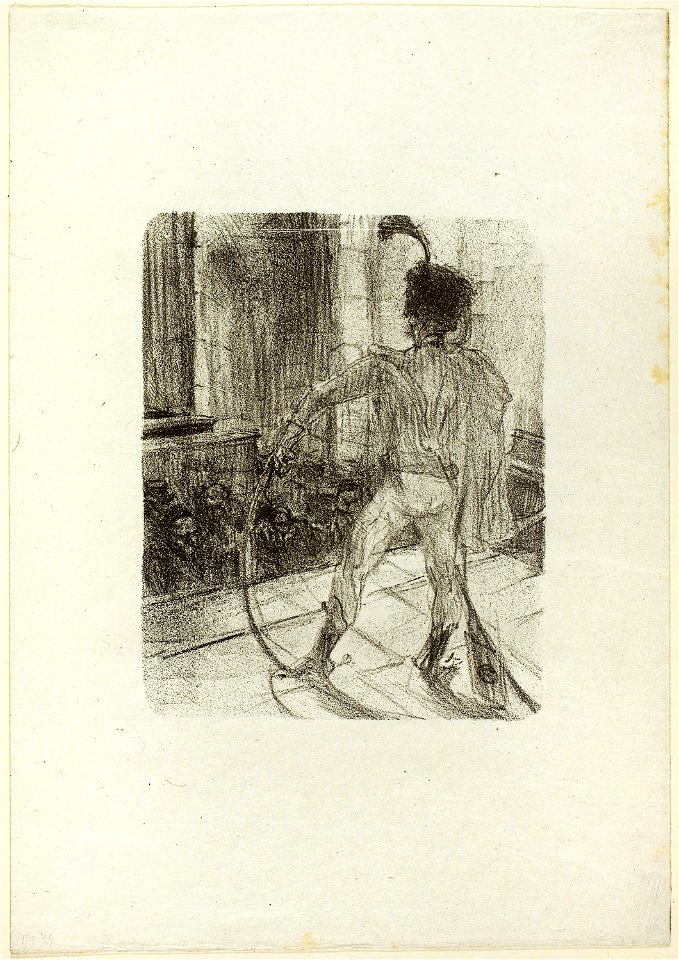 Toulouse-Lautrec - Schlomé Fuss in the Synagogue, from Au Pied du Sinaï, 1932.1309