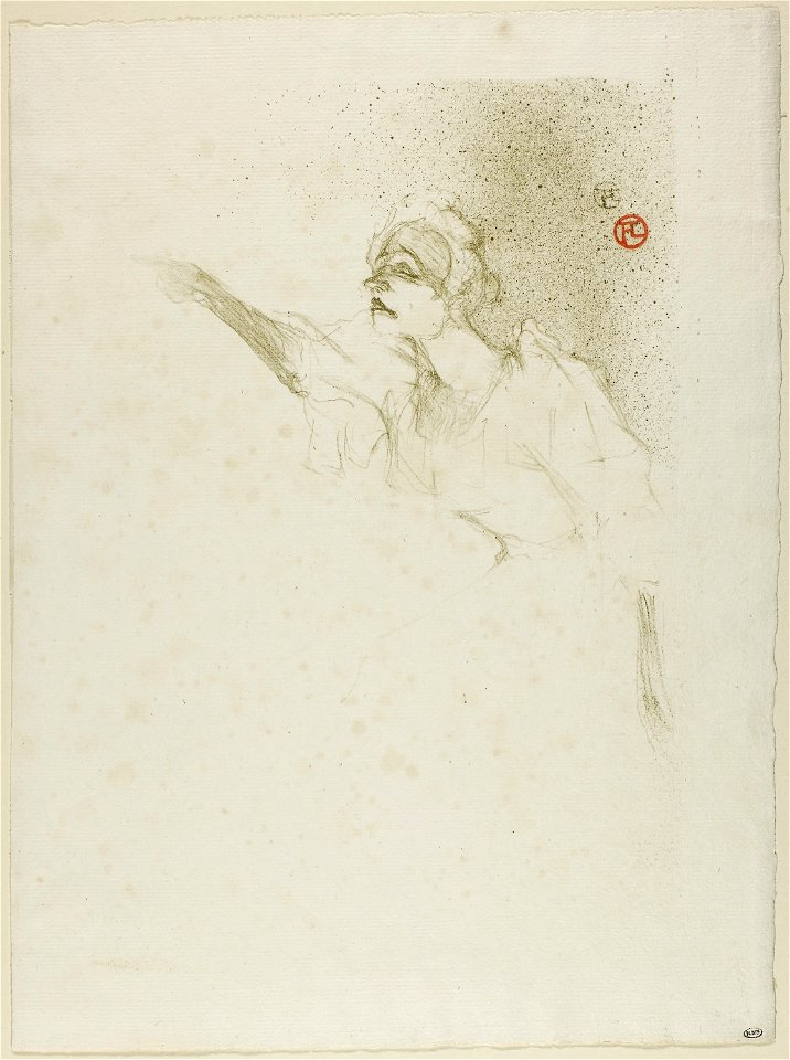 Toulouse-Lautrec - Yvette Guilbert, 1952.16