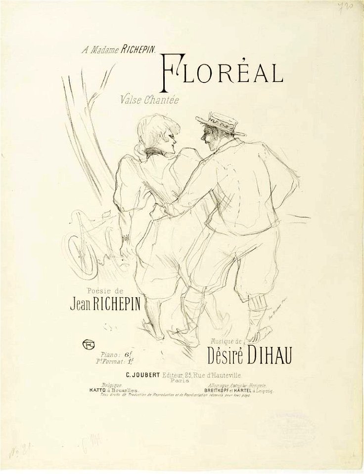 Toulouse-Lautrec - Floréal, A 2003-197, 1895