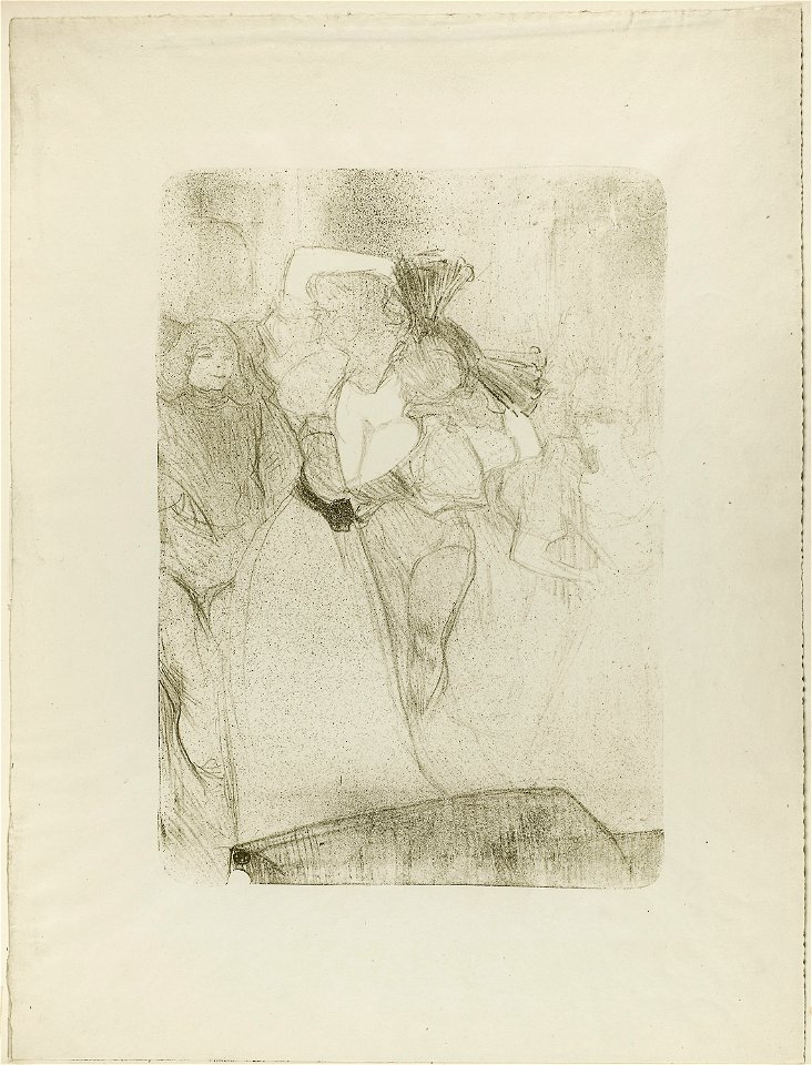 Toulouse-Lautrec - Rear View of Lender Dancing the Bolero in Chilpéric, 1927.898