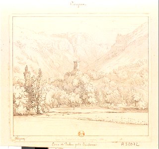 Tour de Perlau près Triadoux (Claude-Félix-Théodore d'Aligny)