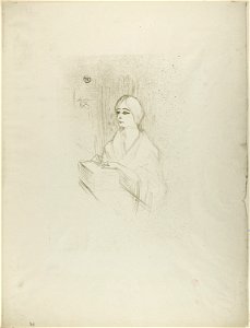 Toulouse-Lautrec - Yahne in Her Box, in L’Age Difficile, 1927.919