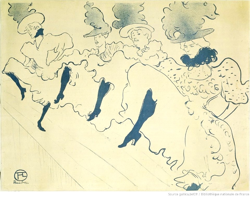 Toulouse-Lautrec - Troupe de Mademoiselle Eglantine, btv1b525069198