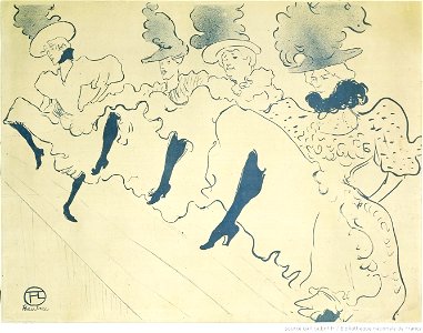 Toulouse-Lautrec - Troupe de Mademoiselle Eglantine, btv1b525069198