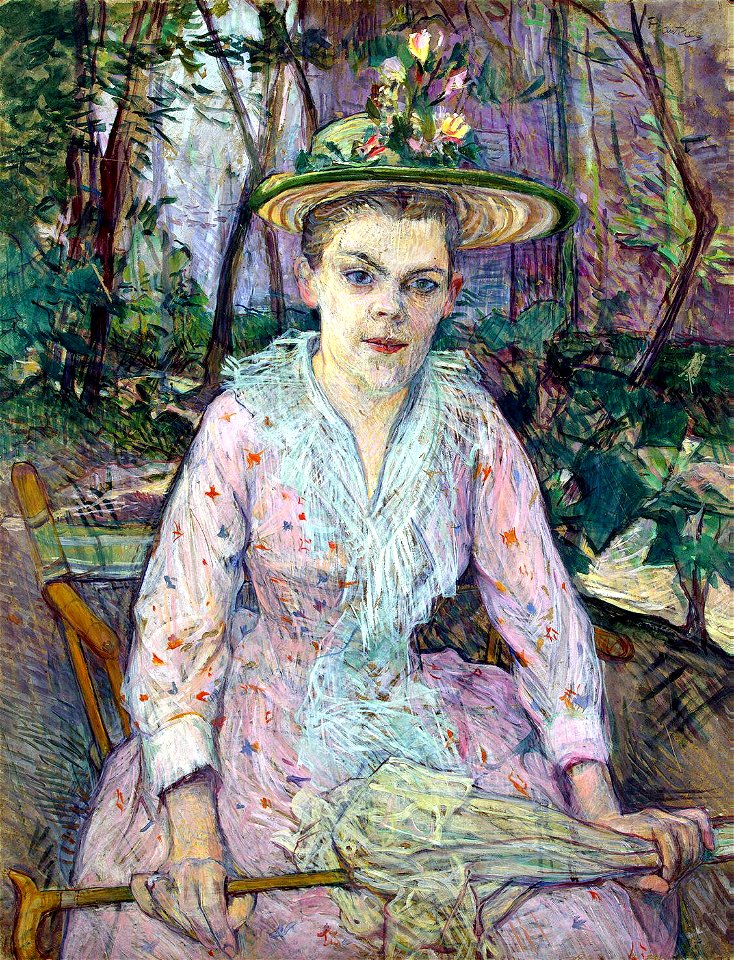 Toulouse-Lautrec -- Femme à l'ombrelle