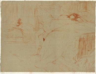 Toulouse-Lautrec - Woman Lying on her Back, Lassitude, plate ten from Elles, 1927.980