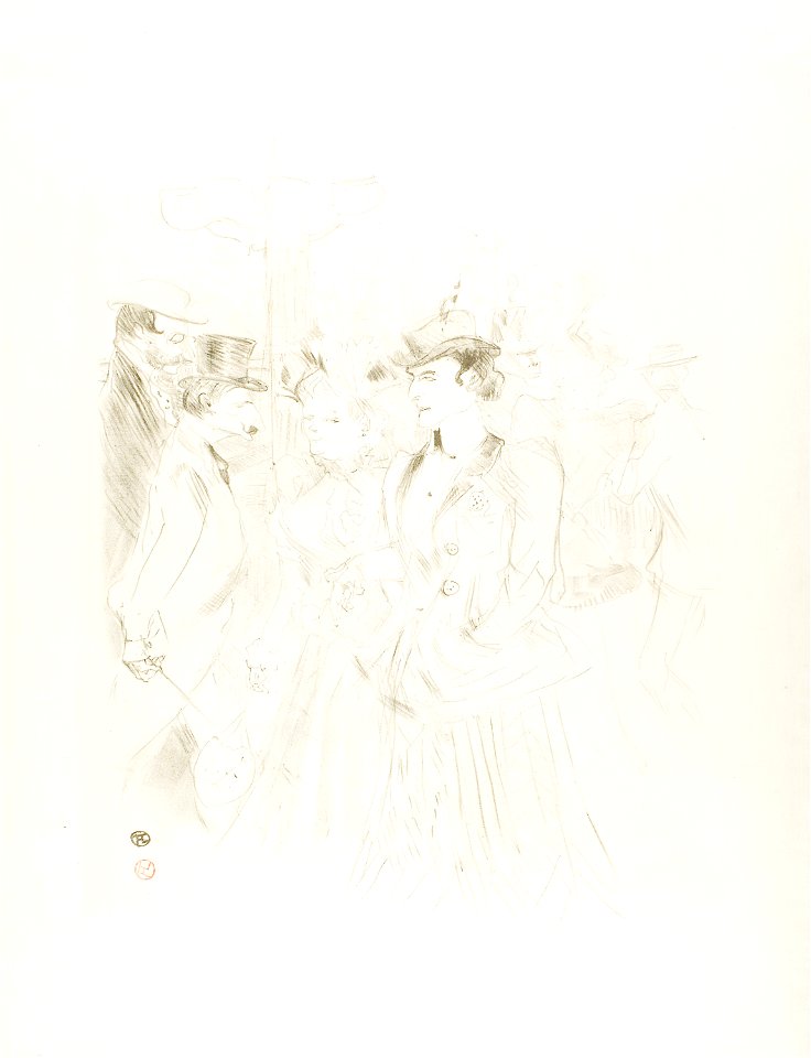 Toulouse-Lautrec - Promenade, 1954.1057