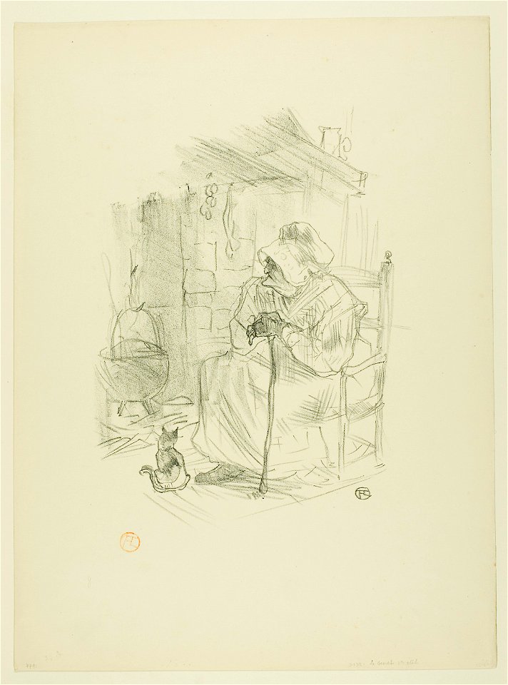 Toulouse-Lautrec - The Secret, from Mélodies de Désiré Dihau, 1952.23