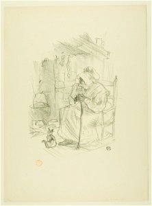 Toulouse-Lautrec - The Secret, from Mélodies de Désiré Dihau, 1952.23