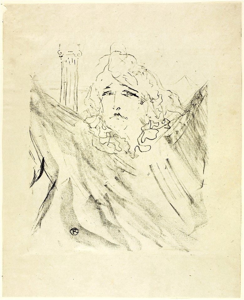 Toulouse-Lautrec - Sarah Bernhardt, from Treize Lithographies, 1931.72