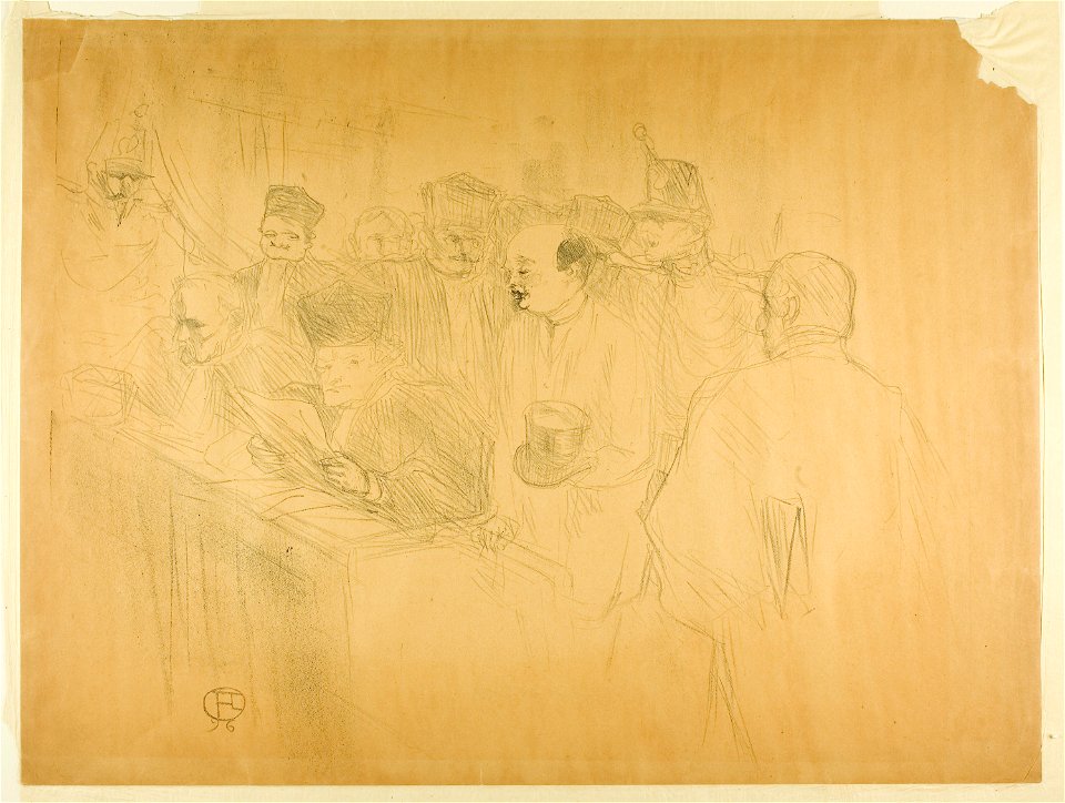 Toulouse-Lautrec - The Arton Trial (third plate), 1927.3889