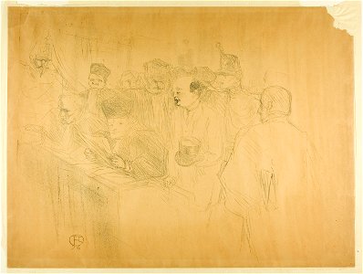 Toulouse-Lautrec - The Arton Trial (third plate), 1927.3889