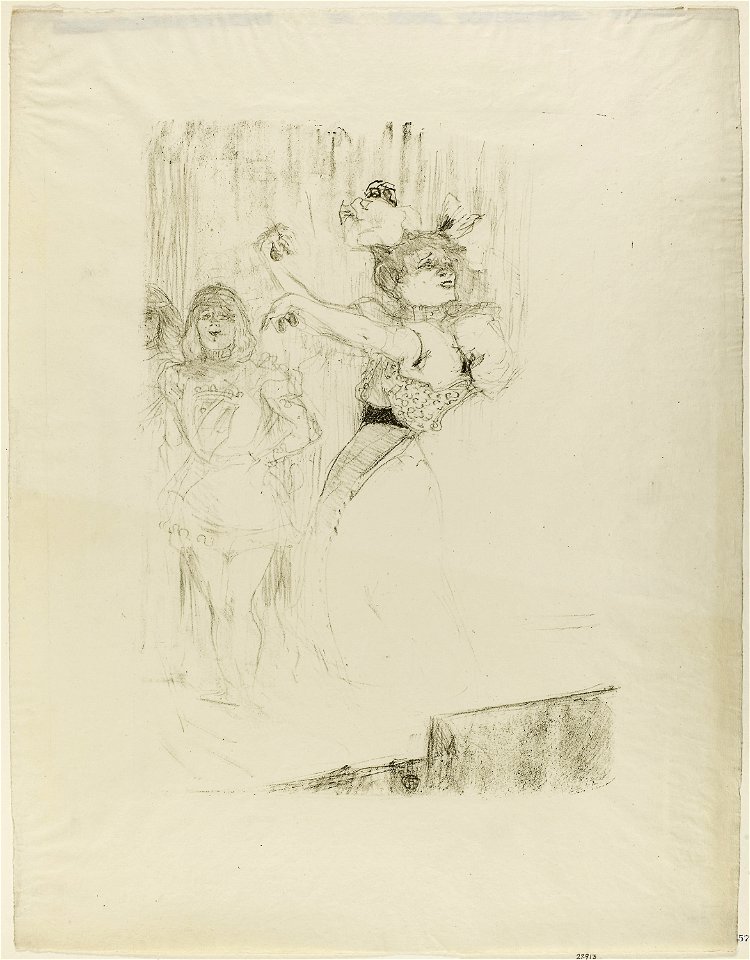 Toulouse-Lautrec - Lender Dancing the Bolero in Chilpéric, 1927.913