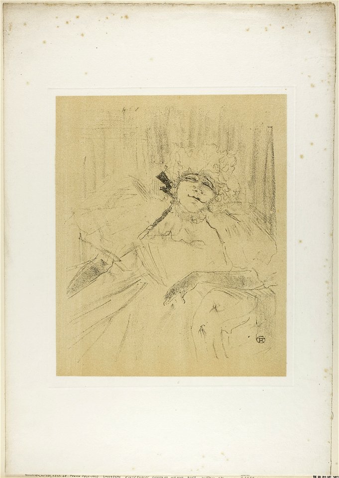 Toulouse-Lautrec - Yvette Guilbert—Chanson Ancienne, from Yvette Guilbert, 1930.129