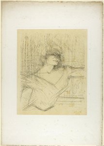 Toulouse-Lautrec - Yvette Guilbert—Dans la Glu, from Yvette Guilbert, 1930.126