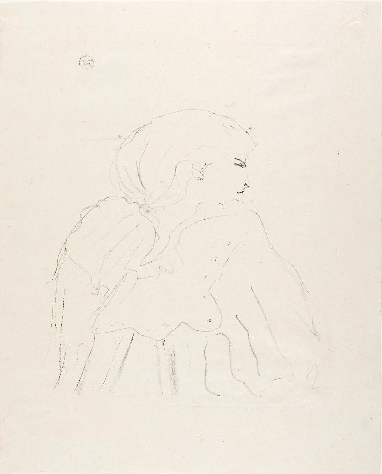 Toulouse-Lautrec - Jane Hading, from Treize Lithographies, 1931.84