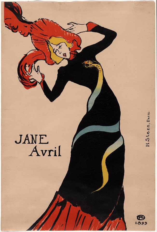 Toulouse-Lautrec - Jane Avril, 1949.1009