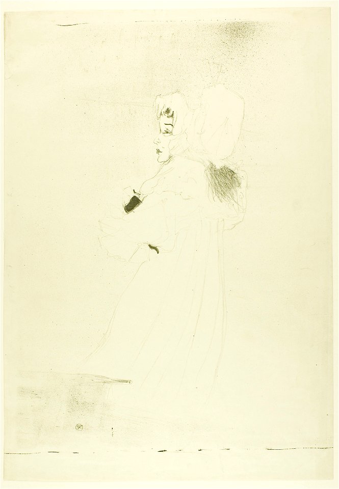 Toulouse-Lautrec - Miss May Belfort (large plate), 1927.918