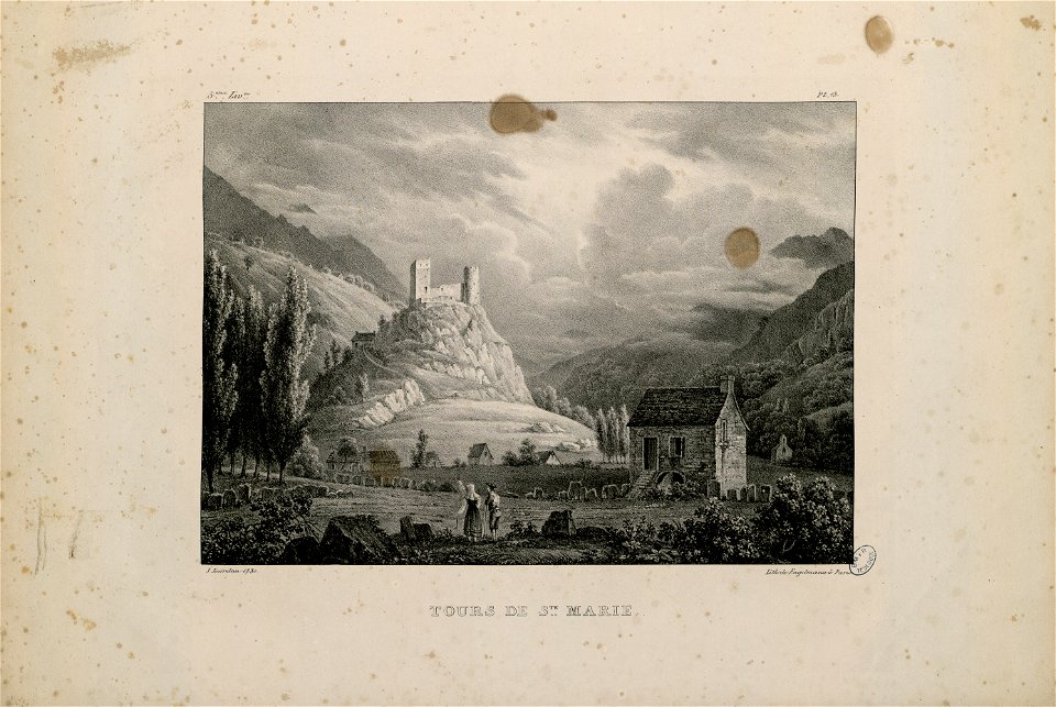 Tours de Ste. Marie (5° liv., pl. 13) - Fonds Ancely - B315556101 A FROSSARD 1 052