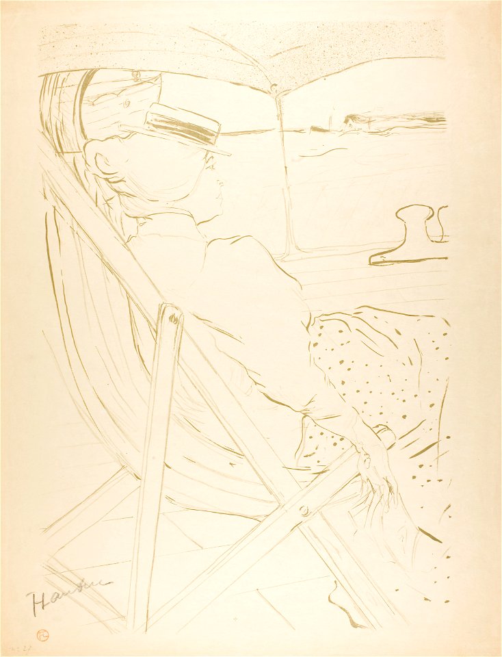 Toulouse-Lautrec - The Passenger in Cabin 54—A Cruise, 1927.920