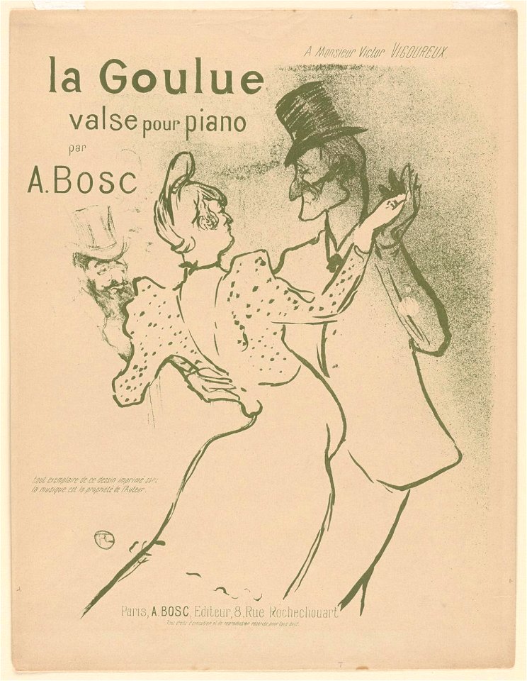 Toulouse-Lautrec - La Goulue, 1974-106-342, 1894