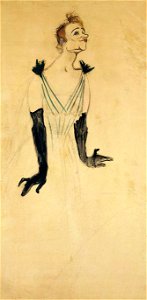 Toulouse-Lautrec - YVETTE GUILBERT, 1894, MTL.162