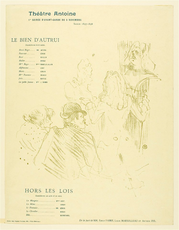 Toulouse-Lautrec - Homage to Molière, 1931.35