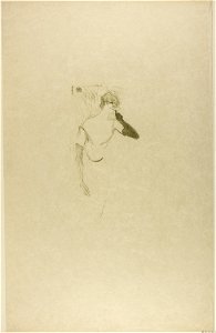 Toulouse-Lautrec - Yvette Guilbert, in Colombine à Pierrot, 1950.1384