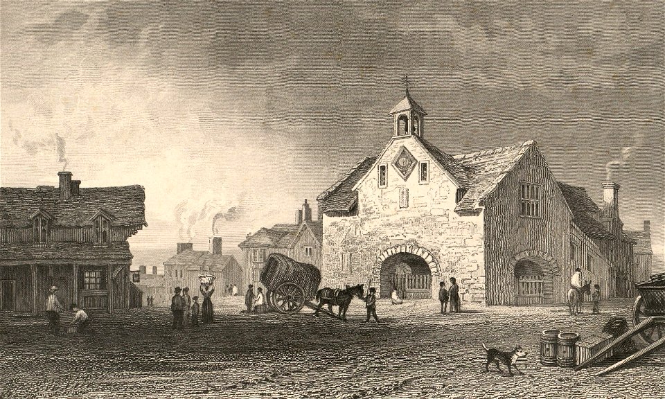 Town hall, Ruthin, Denbighshire