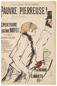 Toulouse-Lautrec - Pauvre Pierreuse! (Music Sheet), 1953-80-8, 1893