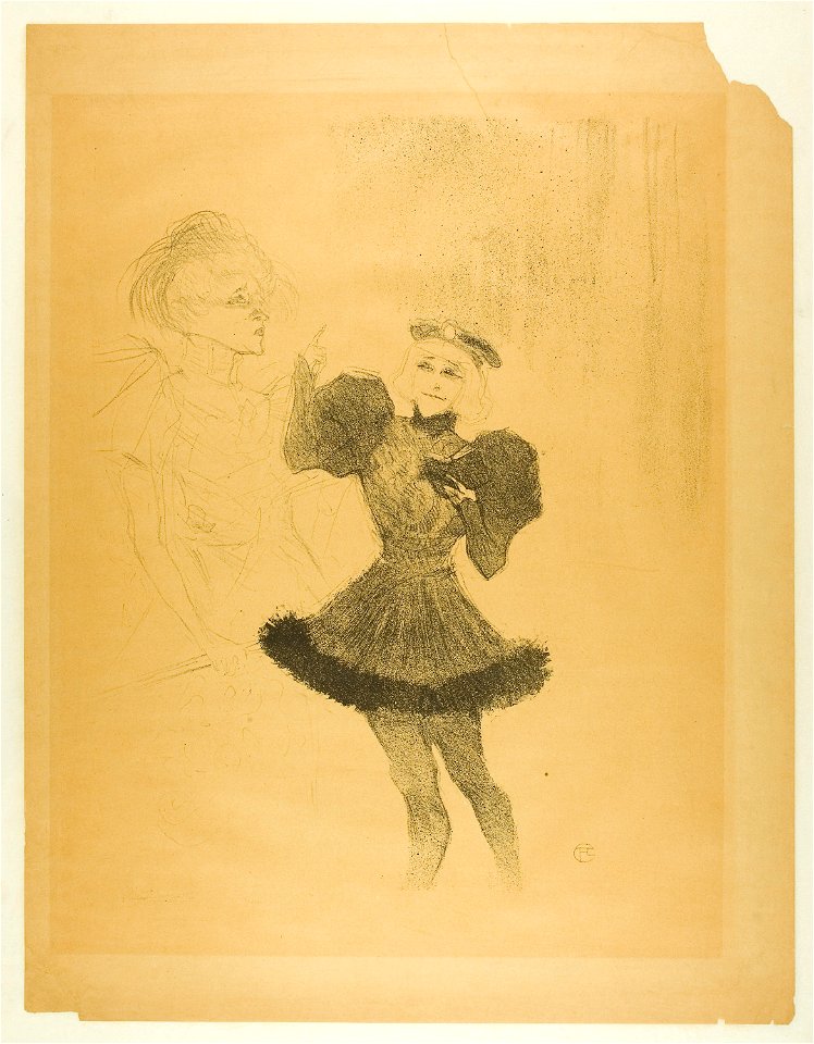 Toulouse-Lautrec - Lender and Lavallière, in Le Fils de L’Arétin, 1927.928