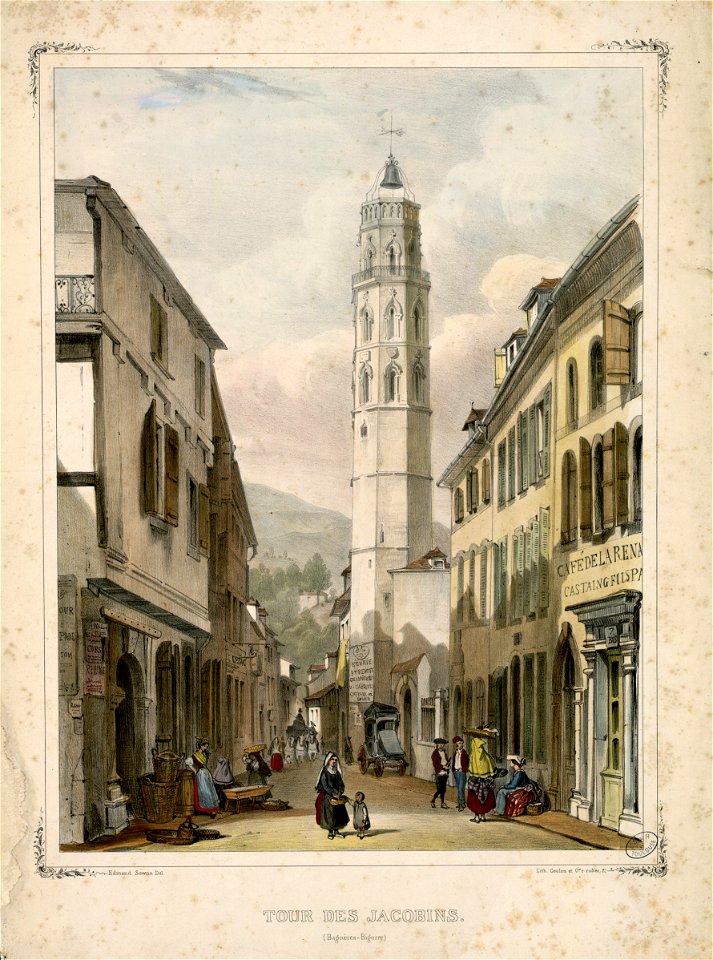 Tour des Jacobins (Bagnères-Bigorre) - Fonds Ancely - B315556101 A SEWRIN 001