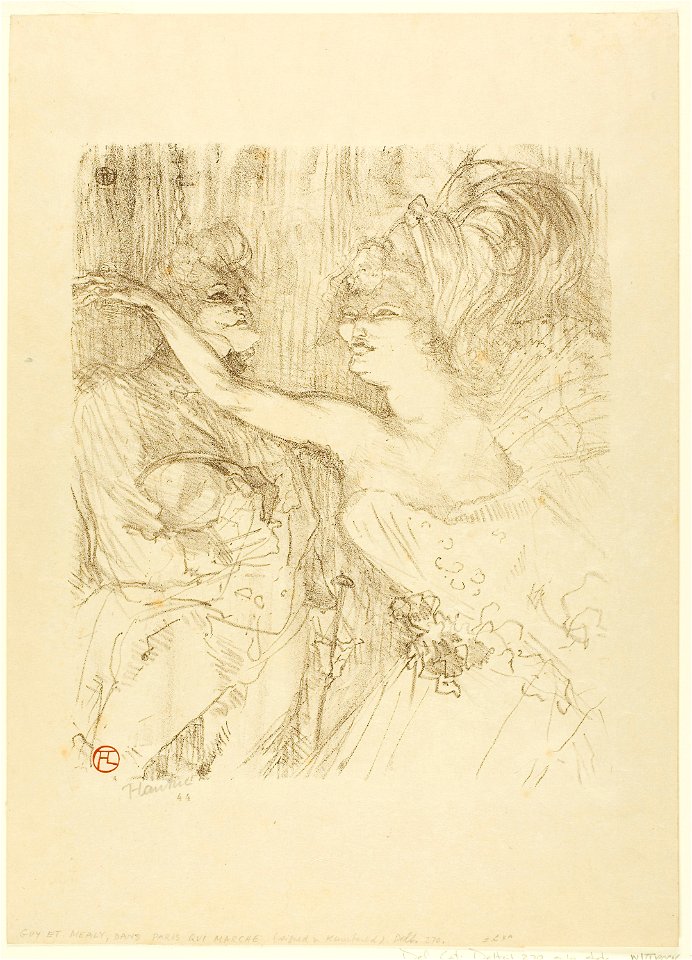 Toulouse-Lautrec - Guy and Mealy, in ‘Paris qui Marche’, 1985.469