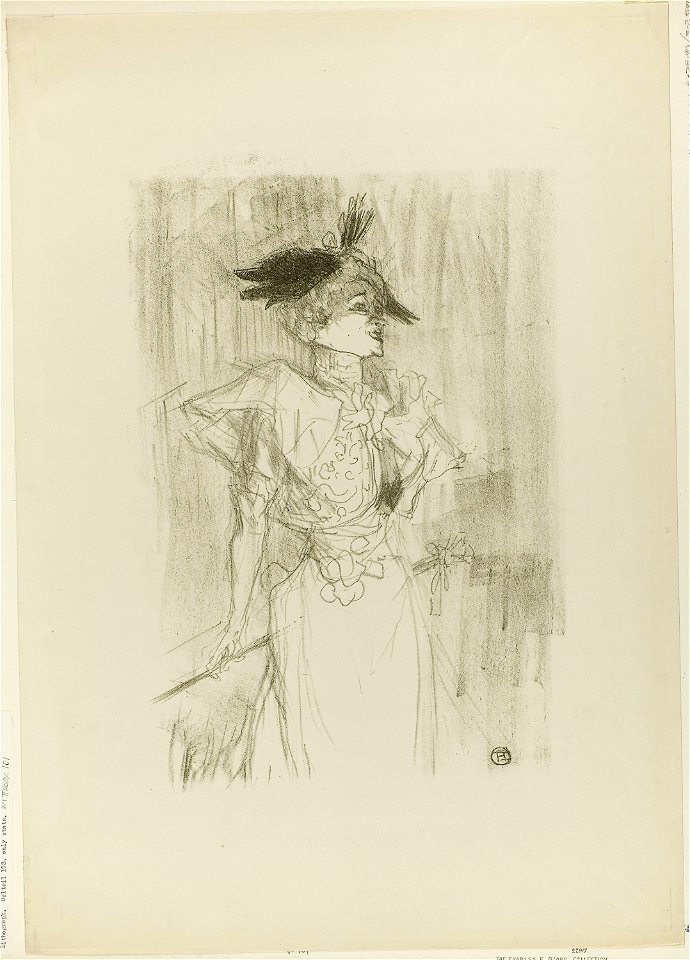 Toulouse-Lautrec - Mademoiselle Marcelle Lender, Standing, 1927.917
