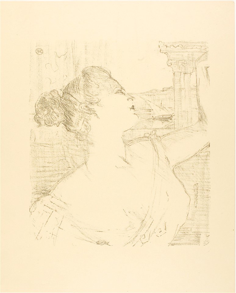 Toulouse-Lautrec - Sybil Sanderson, from Treize Lithographies, 1931.73a