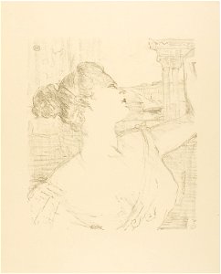 Toulouse-Lautrec - Sybil Sanderson, from Treize Lithographies, 1931.73a