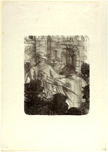 Toulouse-Lautrec - Textile Market, Cracow, from Au Pied du Sinaï, 1932.1314