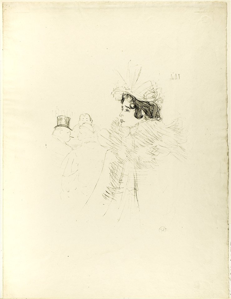 Toulouse-Lautrec - Miss May Belfort at the Bar Achille, 1927.901