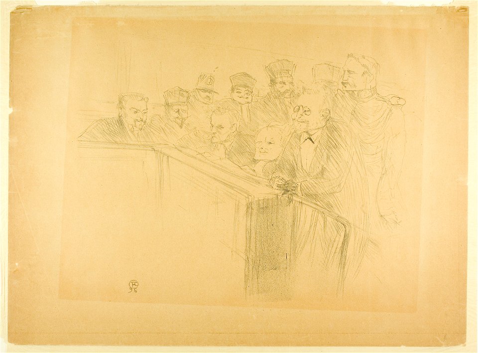 Toulouse-Lautrec - The Arton Trial (first plate), 1927.925