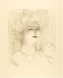 Toulouse-Lautrec - Marie-Louise Marsy, from Treize Lithographies, 1931.80a