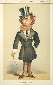 John Villiers Stuart Townshend, Vanity Fair, 1870-02-26. Free illustration for personal and commercial use.