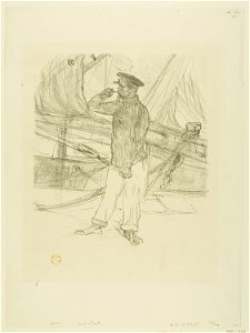 Toulouse-Lautrec - The Smoked Herring, from Mélodies de Désiré Dihau, 1931.233