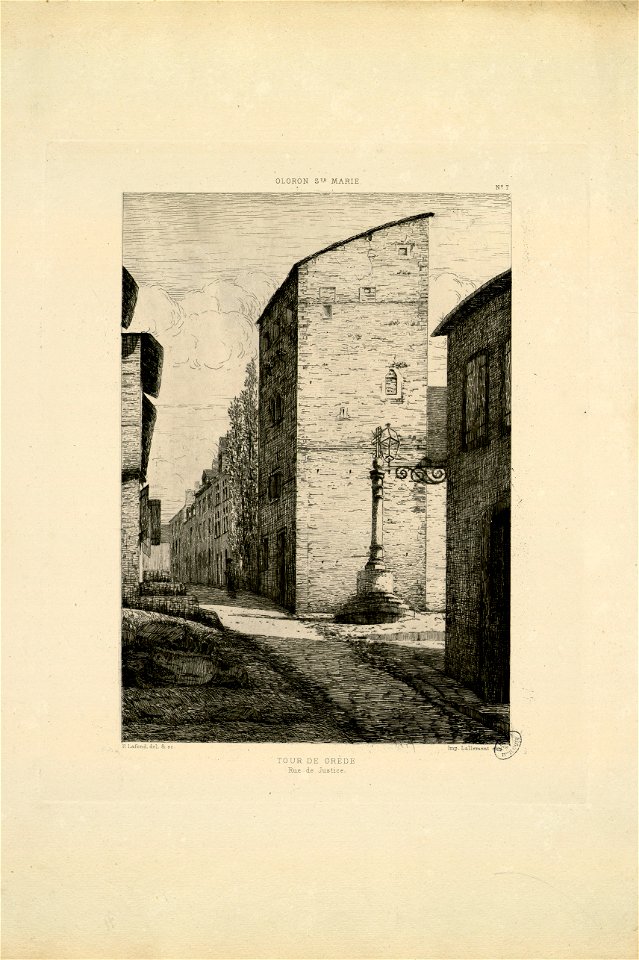 Tour de Grède - Rue de Justice - Fonds Ancely - B315556101 A LAFOND 1 030