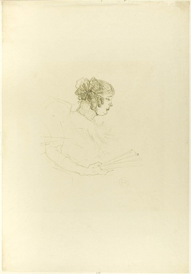 Toulouse-Lautrec - Luce Myrès, in Profile, 1927.906