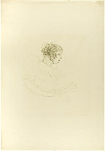 Toulouse-Lautrec - Luce Myrès, in Profile, 1927.906
