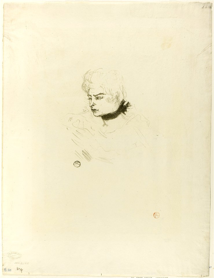 Toulouse-Lautrec - Mademoiselle Pois Vert, 1932.1301