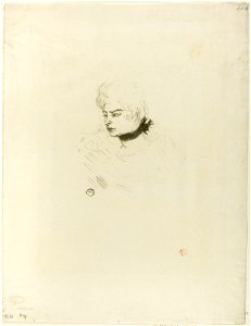 Toulouse-Lautrec - Mademoiselle Pois Vert, 1932.1301