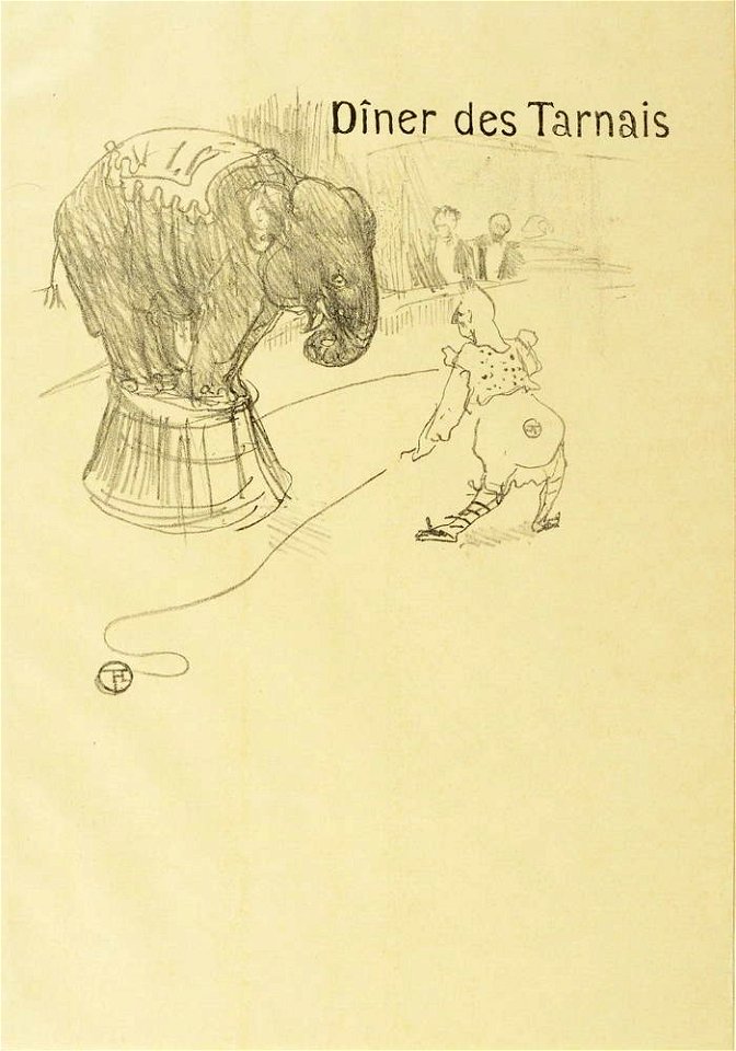 Toulouse-Lautrec - Menu du Dîner des Tarnais, A 1903-494, 1896